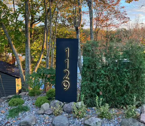 25cm Metal LED House Numbers