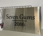 Stainless Steel Address Plate