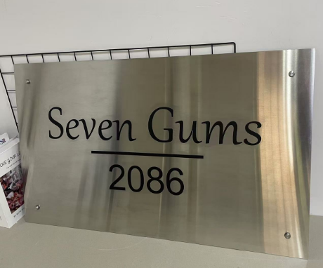 Stainless Steel Address Plate