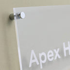 Metal lettering custom house address sign