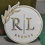 Light up business signage Acrylic Business Logo.