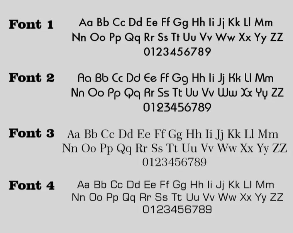 Black Acrylic Address Sign