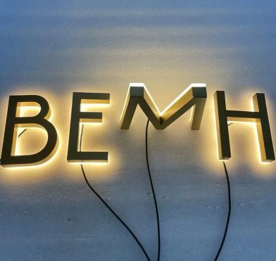 Metal LED House Letters