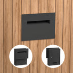 Charcoal Mima Slimline Modern Mailbox