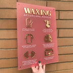 A3 Business Guidelines Sign - Aftercare, Rules and Information.