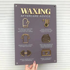 A3 Business Guidelines Sign - Aftercare, Rules and Information.