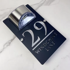 Rectangle Solar Custom Acrylic House/Letterbox Sign