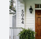 142mm Floating medium Black House Numbers.