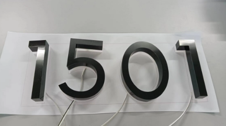 25cm Metal LED House Numbers