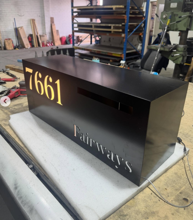 Custom LED Stainless Steel Mailbox
