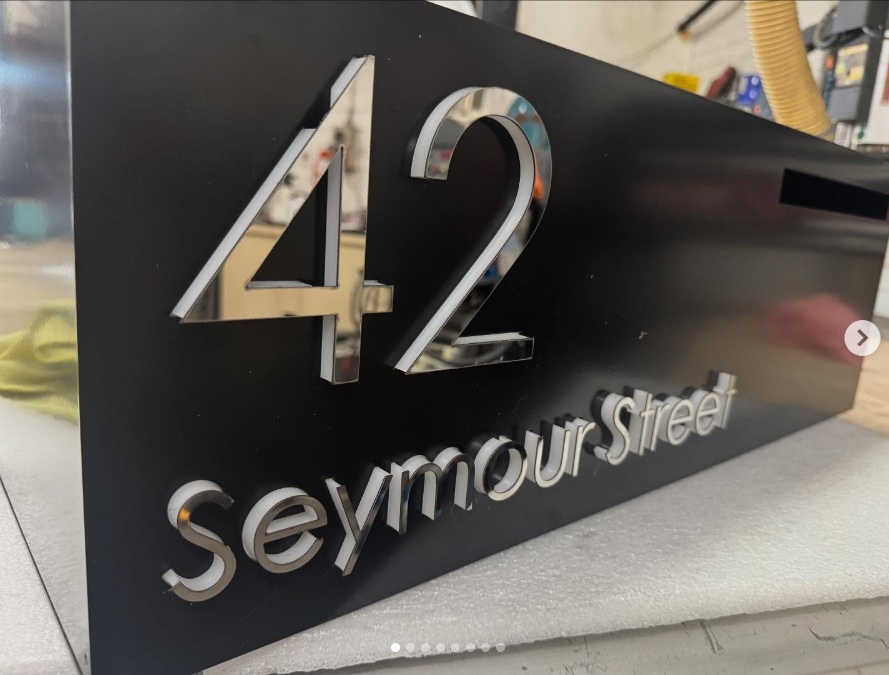 Custom LED Stainless Steel Mailbox