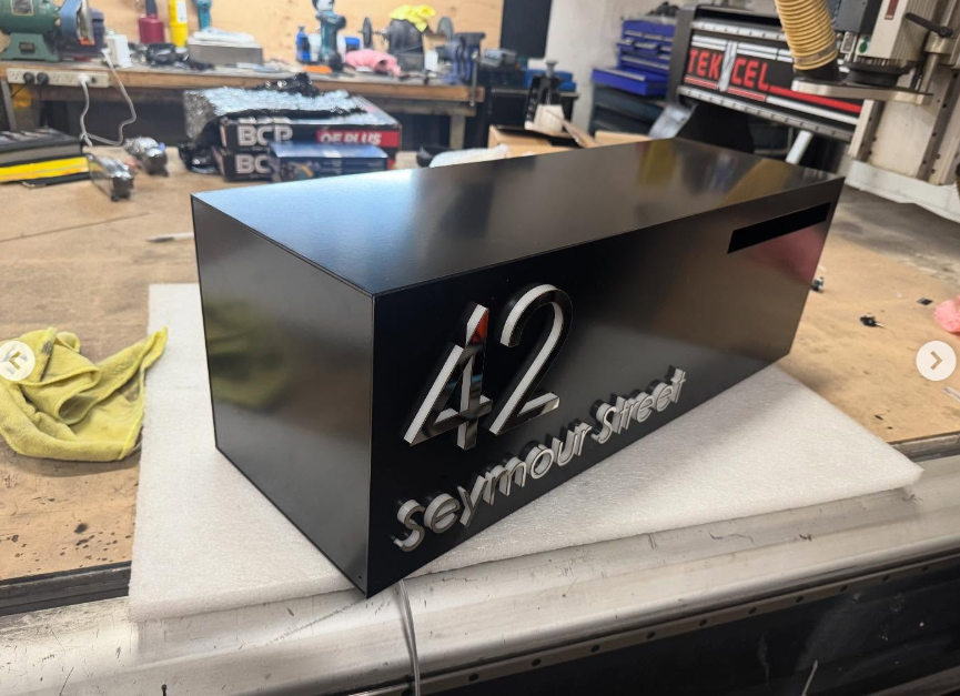 Custom LED Stainless Steel Mailbox