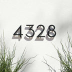 142mm Floating medium Black House Numbers.