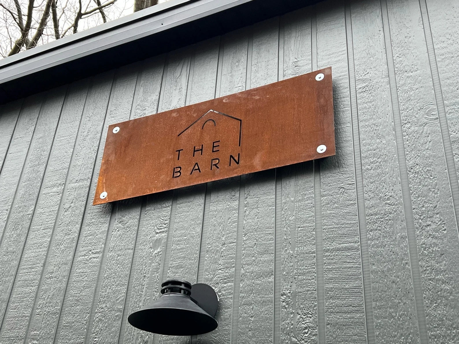 Cor-ten Steel Custom Address plate