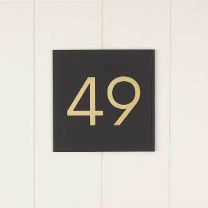 Custom Acrylic House/Letterbox Sign - Square.