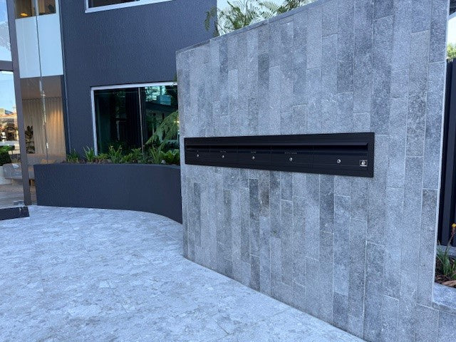 Mailbox Commercial bank Mailboxes - freestanding or brick-in