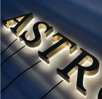 Metal LED House Letters