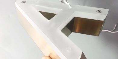 Metal LED House Letters