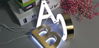 Metal LED House Letters