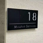 Solar Custom Acrylic House/Letterbox Sign