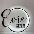 LED business UV Acrylic custom signs.