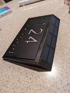 Solar Custom Acrylic House/Letterbox Sign - Modern