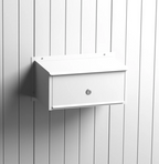 White Burung mailbox